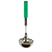 Soup Ladle Stainless Steel Green Handle 7oz