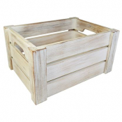 Naturals Display Crate White Wash