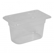 Gastronorm Polycarbonate Clear 1/9 100mm 800ml