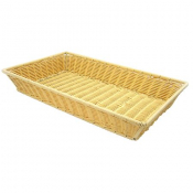 Poly Rattan Basket Heavy Duty Round 53x32x9cm