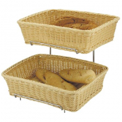 Poly Rattan Basket Heavy Duty 36x27x9cm x2