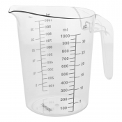 Measuring Jug Stackable Clear 1L