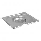 GN Container S/S 1/6 Notched Lid