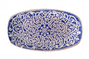 Oriental Oval Deep Plate 34 cm