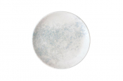Smoky Matte Blue Coupe Plate 17 cm