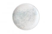 Smoky Matte Blue Coupe Plate 21 cm