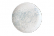 Smoky Matte Blue Coupe Plate 23 cm