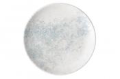 Smoky Matte Blue Coupe Plate 27 cm