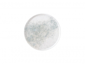 Smoky Matte Blue Flat Plate 16 cm