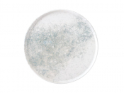 Smoky Matte Blue Flat Plate 27 cm