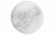 Smoky Matte Blue Pizza Plate 32 cm