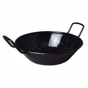 Paella Pan Enamel Black 18cm/7inch