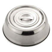Plate Cover Stainless Steel 8x3inch/20x7.5cm