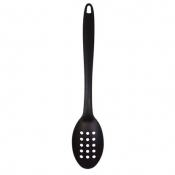Black Nylon Slotted Spoon