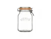 Kilner Clip Top Square Clip Top Jar 1.5L