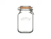 Kilner Clip Top Square Clip Top Jar 2L