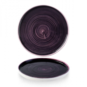 Stonecast Patina Deep Purple Walled Plate 10 2/8inch