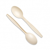 Natural Cornstarch Dessert Spoon (168mm/6.6inch) x100