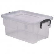 Storage Box 13L W/ Clip Handles