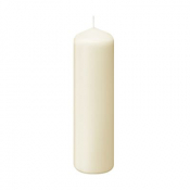 Pillar Candle Ivory 250x80mm x6