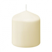 Pillar Candle Ivory 100x100mm x6