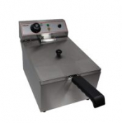 Electric Fryer Countertop Single Tank 10L 270x420x280mm 13amp