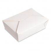 White Food Carton No8 1400ml/49oz x300