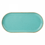 Sea Spray Narrow Oval Plate 32x20cm/12.5x8inch
