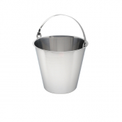 Swedish Stainless Steel Bucket 12 Litre Graduated
