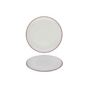 Modest Maroon Coupe Plate 17cm / 6.25inch