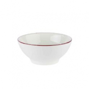 Modest Maroon Footed Bowl 14cm / 5.5inch 450ml / 15.75oz