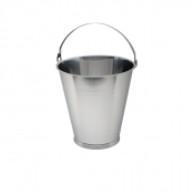 Stainless Steel Swedish Skirted Bucket 12L Graduated