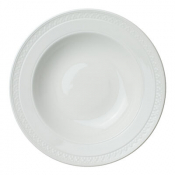 Bead Accent Rimmed Bowl 28.5cm (11 1/4inch)