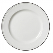 Bead Black Band Plate 28.5cm (11 1/4inch)