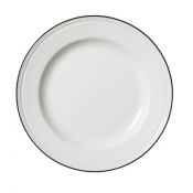 Bead Black Band Plate 25.5cm (10inch)