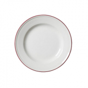 Bead Maroon Band Plate 20.25cm (8inch)
