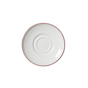 Bead Maroon Band Saucer 15cm (6inch)