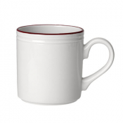 Bead Maroon Band Mug 28.5cl (10oz)