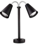 Modern Black Double Heat Lamp 220V UK Plug 55.9cm (22inch)
