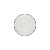 Modest Navy Double Well Saucer 16cm / 6.25inch