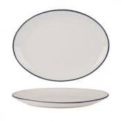Modest Navy Oval Platter 31cm
