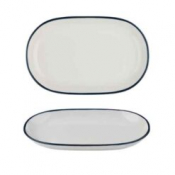 Modest Navy Oval Platter 33 x 21cm / 13inch x 8.25inch