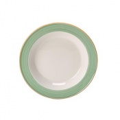 Rio Green Slimline Soup Plate 21.5cm 39.75cl (8 1/2inch 14oz)