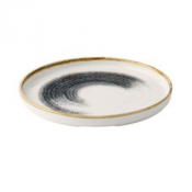 Homespun Accents Black Walled Plate 10 1/4inch