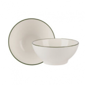 Modest Green Footed Bowl 14cm/5.5inch 450ml/15.75oz