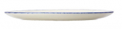 Blue Dapple Oval Coupe Plate 34.25cm (13 1/2inch)