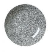 Ink Crackle Black Coupe Bowl 25.5cm 120.25cl (10inch 42 2/7oz)