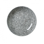 Ink Crackle Black Coupe Bowl 21.6cm 83.5cl (8 1/2inch 29 2/5oz)