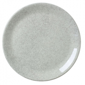 Ink Crackle Grey Coupe Plate 30cm (11 3/4inch)