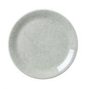Ink Crackle Grey Coupe Plate 25.25cm (10inch)